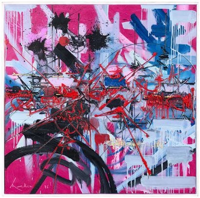 Georges MATHIEU (1921-2012) 

Huge day. 1986...