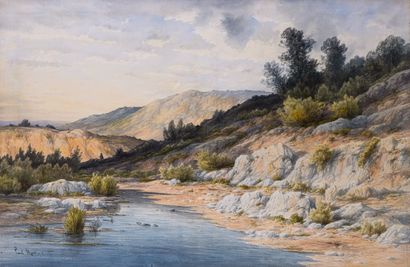 Paul MARTIN (1830-1903)

The durance

Watercolor

Signed...