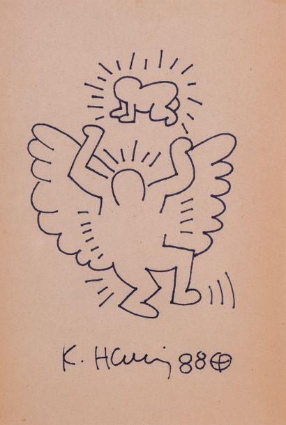 Keith HARING (1958-1990)

Sans titre. 1988

Encre

Signé...