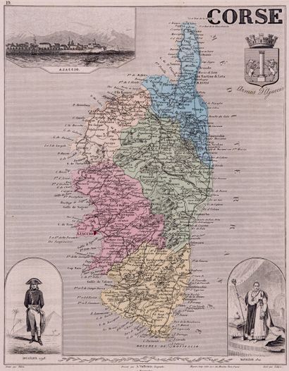 France, CORSICA

Map of Corsica with the...