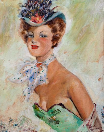 Jean Gabriel DOMERGUE (1889-1962)

Femme...