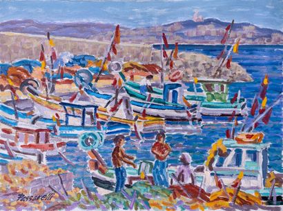 Mario PASSARELLI (1930)

The port

Oil on...