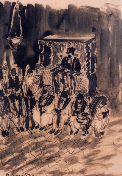 Alex SMADJA (1897-1977)

L'assemblé

Lavis

Signé...