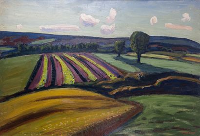 René SEYSSAUD (1867-1952)

Fields of lavender

Oil...