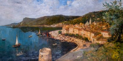 Merio AMEGLIO (1897-1970)

Calvi, Corsica

Oil...