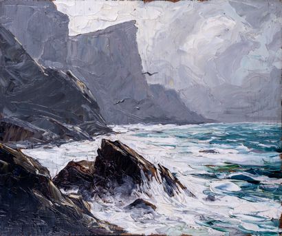 Gustave VIDAL (1895-1966)

The cliffs of...