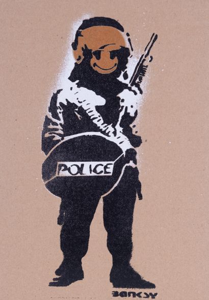 BANKSY (1974) x Dismaland

Flying cooper

Pochoir...