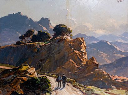 Gustave VIDAL (1895-1966)

The walkers

Oil...