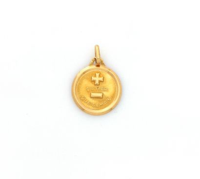 Alfonse Augis

Médaille d'amour en or jaune...