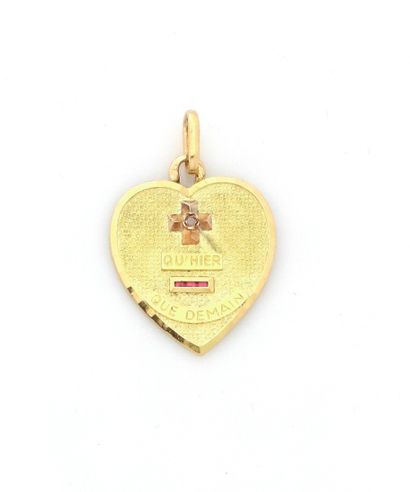 Alfonse Augis

Médaille d'amour en or jaune...