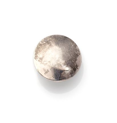 Bague en argent (800/1000) ornée d'un plateau...