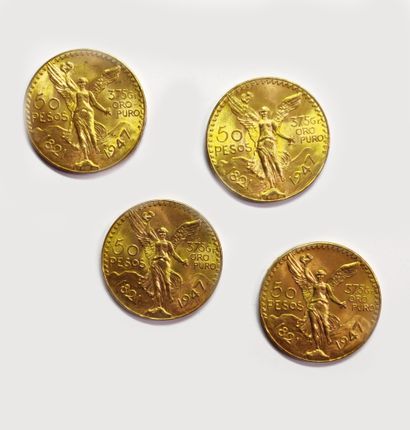 
MEXIQUE

50 Pesos. 4 pièces. 1947
R/ESTADOS...