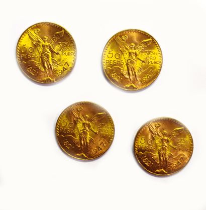 
MEXIQUE

50 Pesos. 4 pièces. 1947
R/ESTADOS...