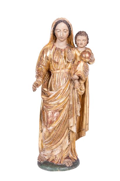 Southern work, 19th century 

Virgin and...