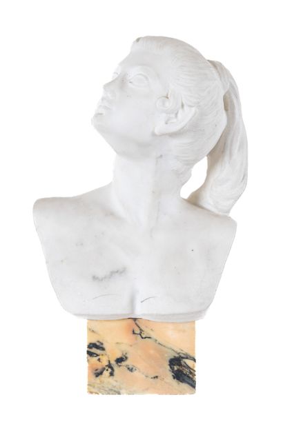 Young girl in profile

Carrara marble on...