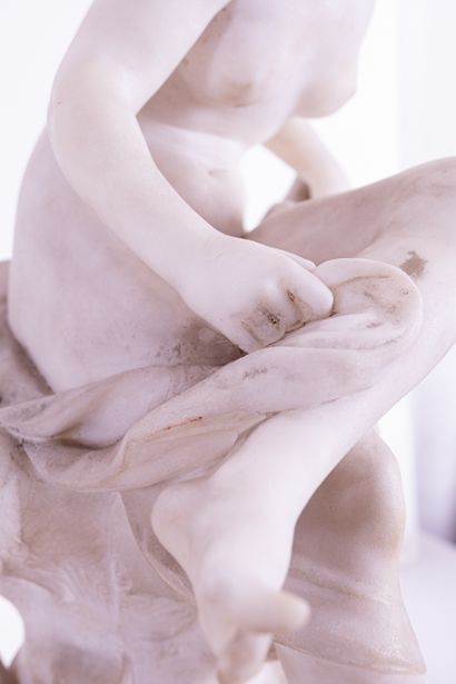Louis GOSSIN (1846-1928)

Diana at the bath

Marble

Signed...