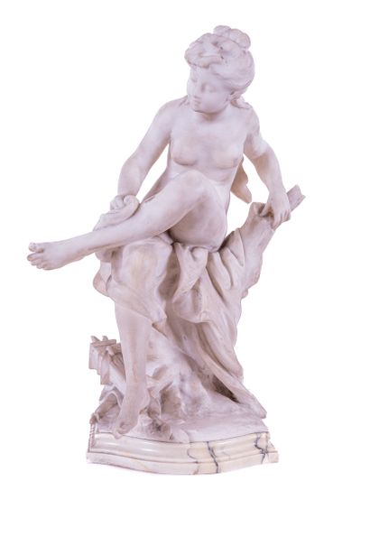 Louis GOSSIN (1846-1928)

Diana at the bath

Marble

Signed...
