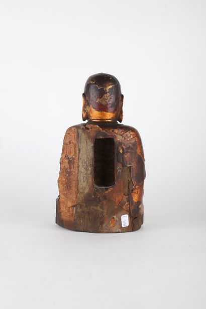 CHINE, XVIIIe siècle

Statuette de Bouddha...