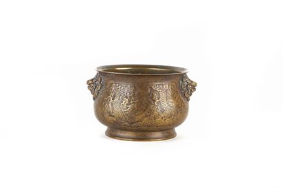 CHINE, XIXe siècle

Brûle-parfum circulaire...