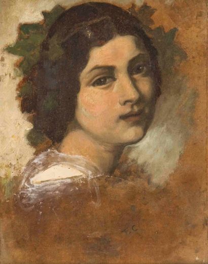 French school of the 19th century 

Portrait...