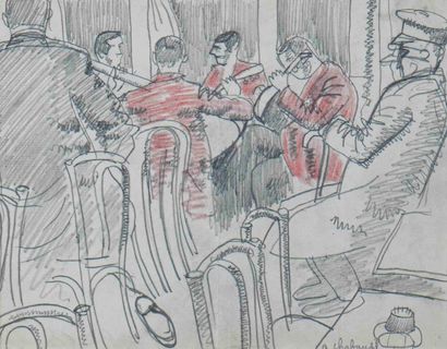 Auguste CHABAUD (1882-1955) 

The orchestra...