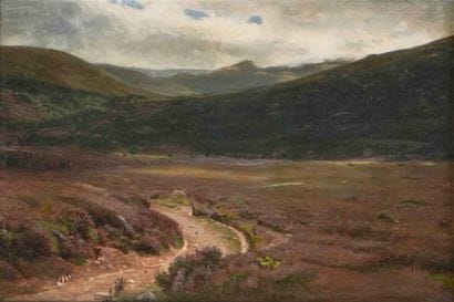 School of the XIXth century 

Landscape 

Oil...