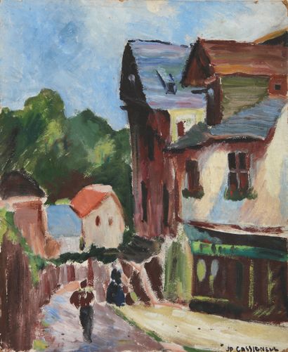 Jean-Pierre CASSIGNEUL (1935) 

Rue animée...