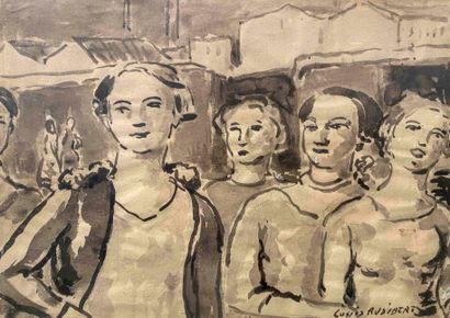 Louis AUDIBERT (1881-1983) 

Women in the...