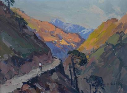 Pierre BACH (1906-1971) 

On the way to Asco,...