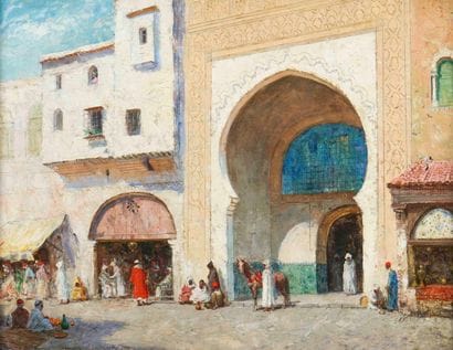 Addison Thomas MILLAR (1860-1913) 

The entrance...