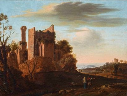 French school around 1820 

Landscape with...