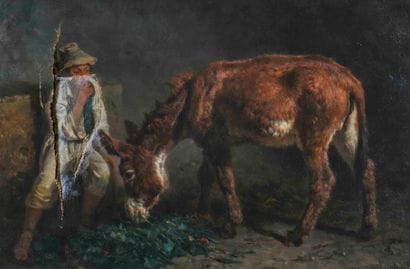 Filippo PALIZZI (1818-1899) 

Young peasant...