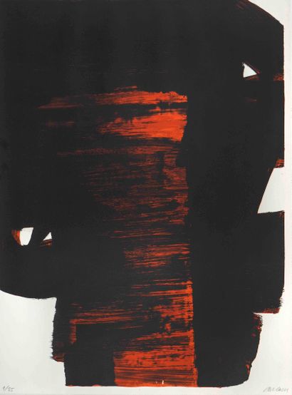 Pierre SOULAGES (né en 1919) 

Lithographie...