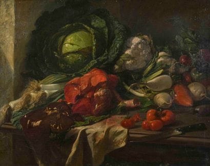 Charles GIRAUD (1819-1892) 

Still life 

Oil...