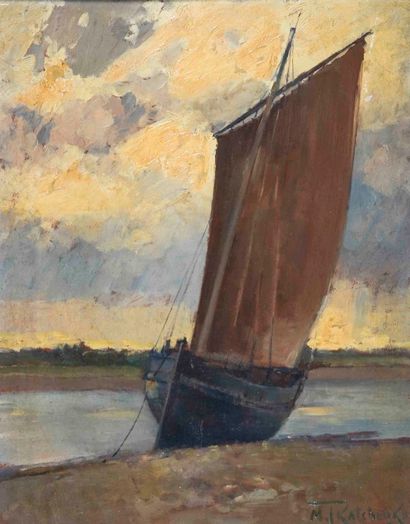 Mikhail Stepanovich TKACHENKO (1860-1919)

Sailboat...
