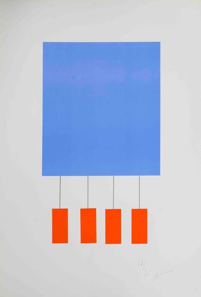 Albert CHUBAC (1925-2008) 

Composition 

Lithography...