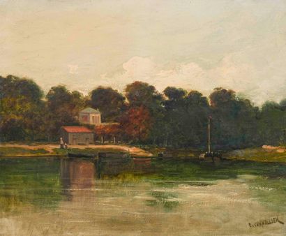 Étienne CORNELLIER (1838-1902) 

House on...