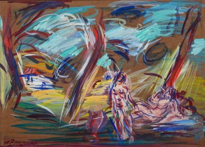 Antoine FERRARI (1910-1995) 

Baigneuses...