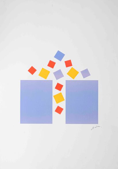 Albert CHUBAC (1925-2008) 

Composition 

Lithography...