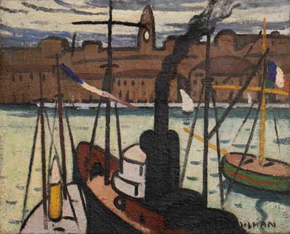 Louis Mathieu VERDILHAN (1875-1928) 

Marseille,...