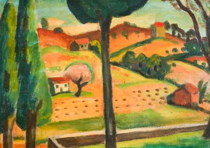 Samuel HALPERT (1884-1930) Landscape. 1915...