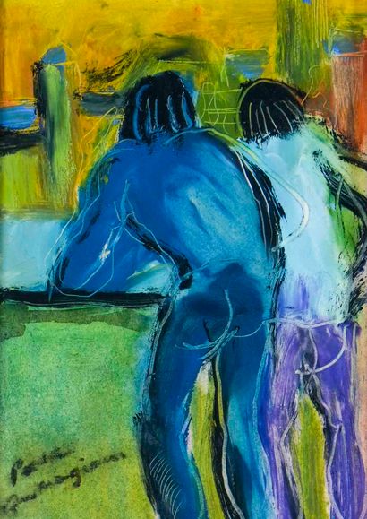 Pierre AMBROGIANI (1907-1985) 

Couple vu...