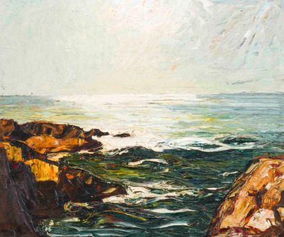 Joseph Victor COMMUNAL (1876-1962) 

Coastline...