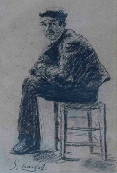 Gustave COURBET (1819-1877) 

A guard. Circa...
