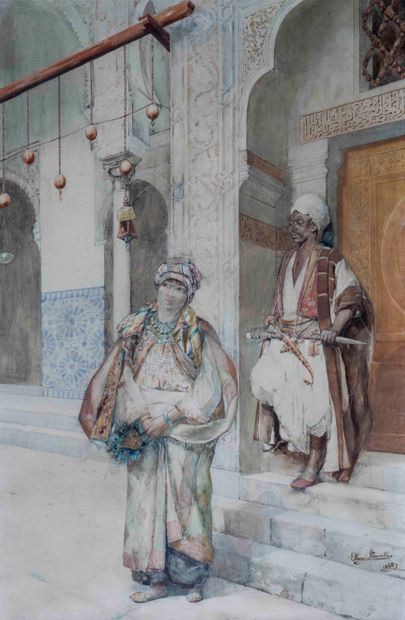 Ettore SIMONETTI (1857-1909) 

The guardians...