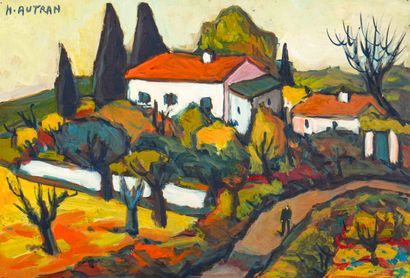 Henri AUTRAN (1926-2007) 

The farmhouse...
