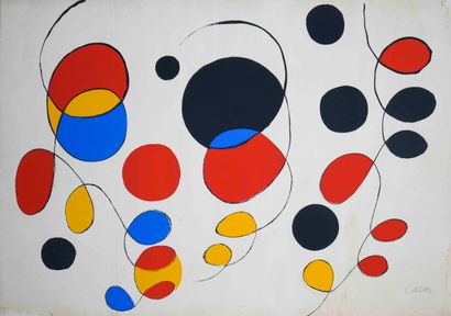 Alexander CALDER (1898-1976) 

Copeaux de...