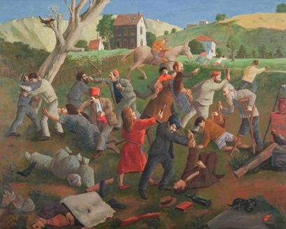 Grégoire MICHONZE (1902-1982) 

The brawl....