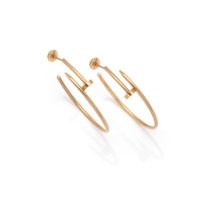 Cartier 

Paire de créole en or jaune 18K...