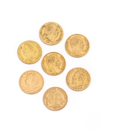 FRANCE, Monnaie en or :

Premier Empire,...
